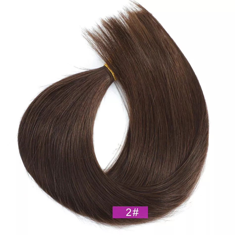 Dark brown   | Hand Tied Weft