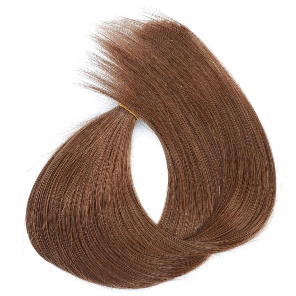 Chestnut brown   | Hand Tied Weft