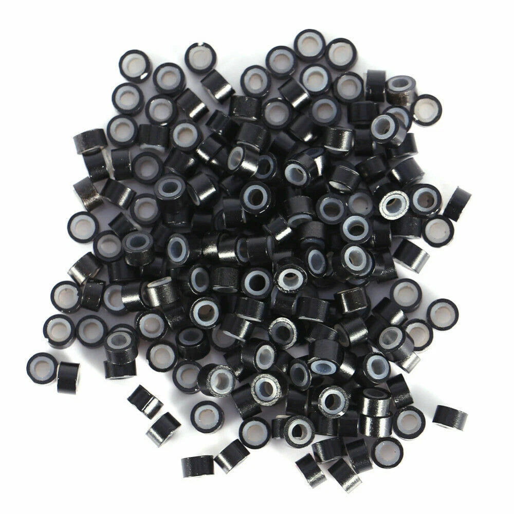 Black | Silicone Lined Beads