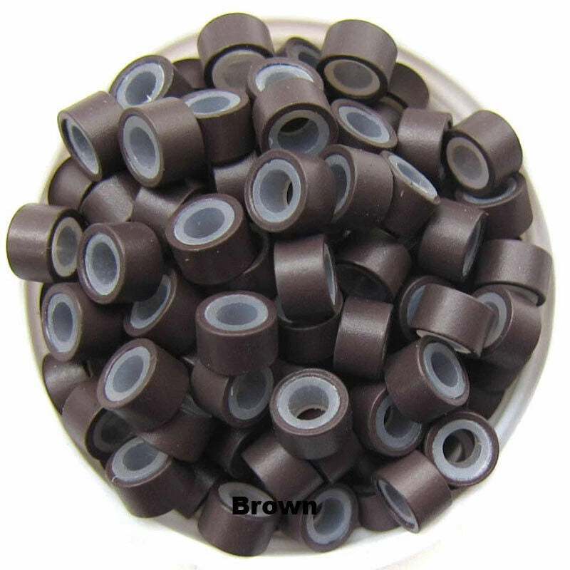Medium Brown | Silicone Lined Beads