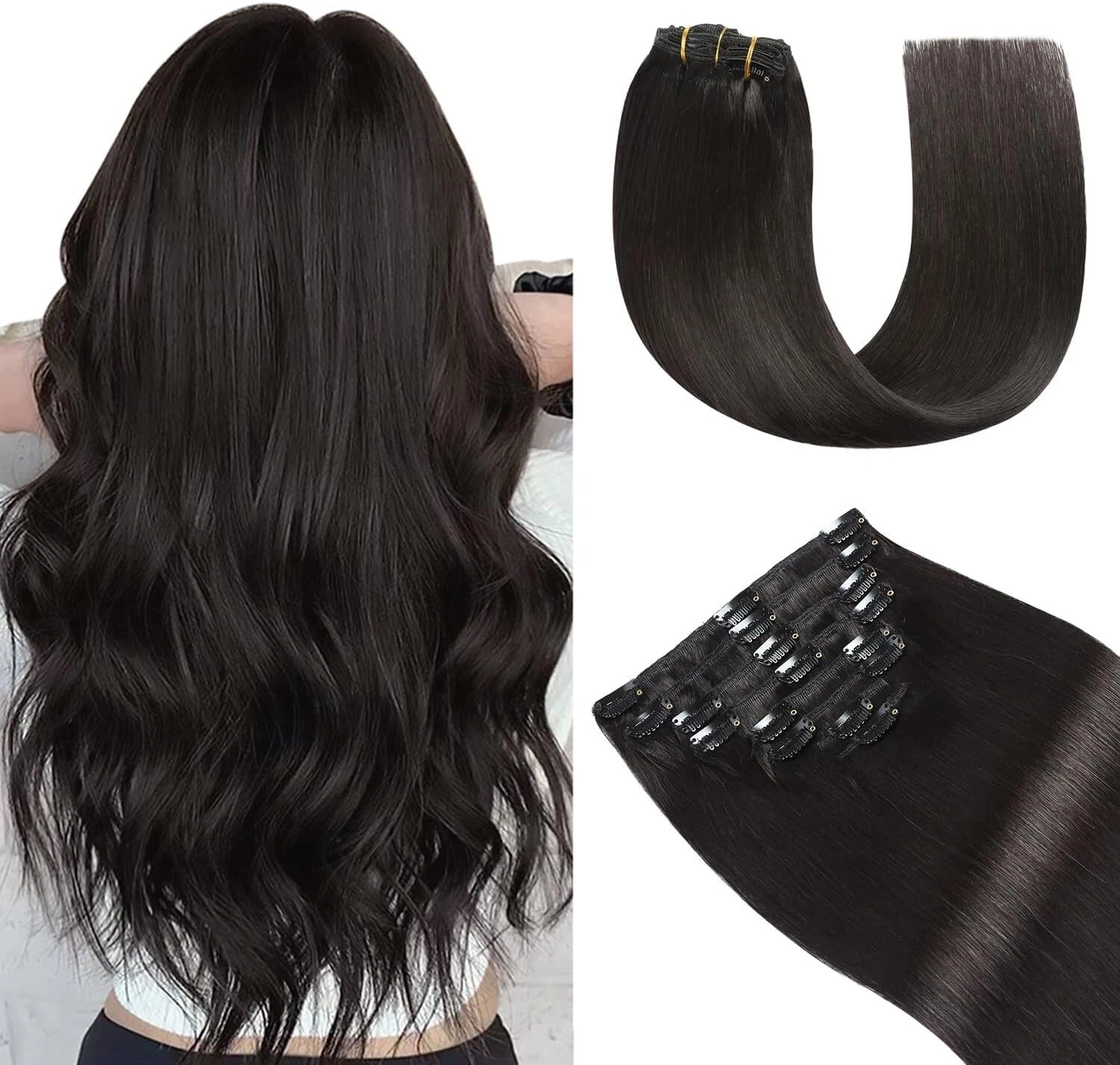 Natural Black  Clip In
