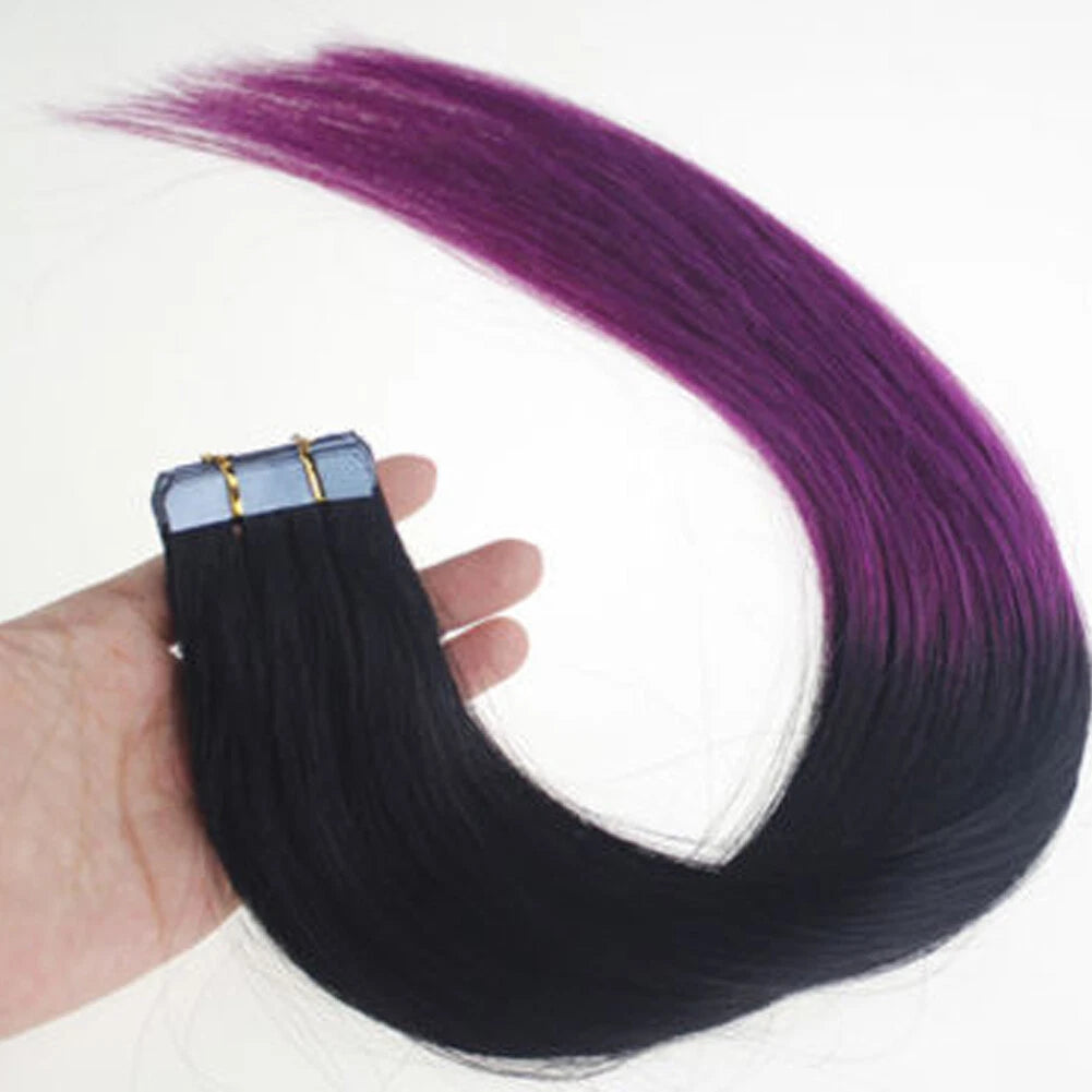 Purple Black to Purple    |  Tape In
