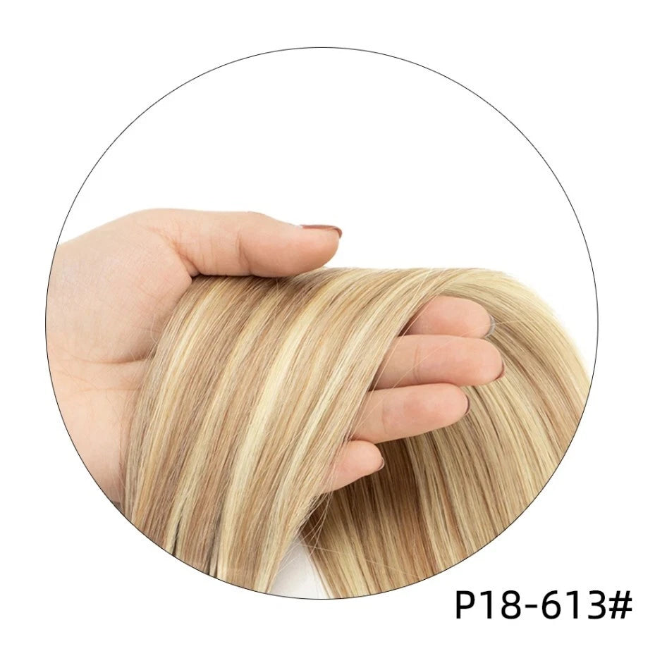 Ash blonde & bleach blonde  | Hand Tied Wavy